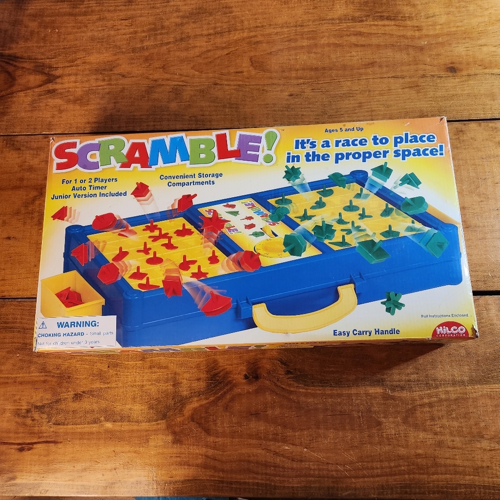 2003 Scramble! The Game Perfection Complete/Working in Great Condition Pre-owned